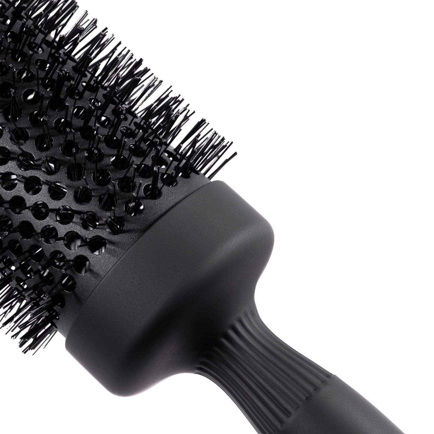 Siena Argan-Infused Round Brush Black 53mm Nylon Bristle