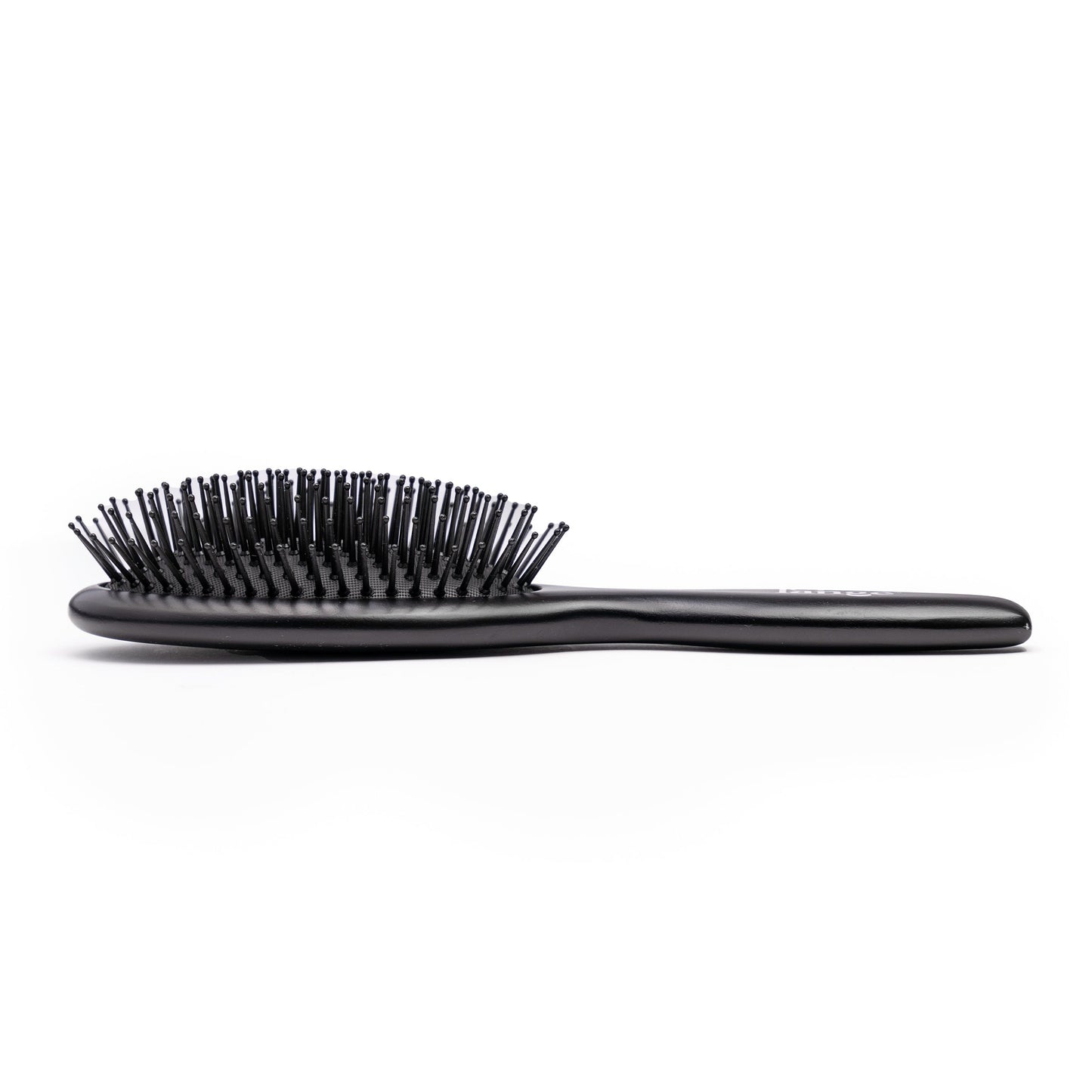 Beech Wood Brush Oval Black