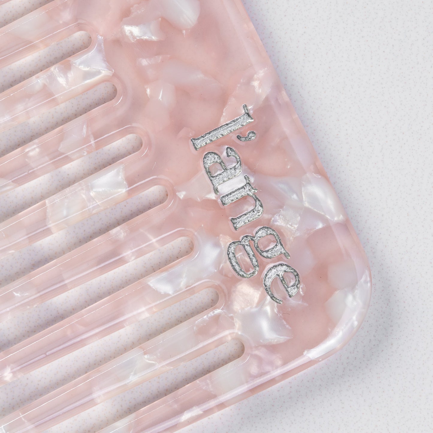 Wide Tooth Comb Blush Acetate